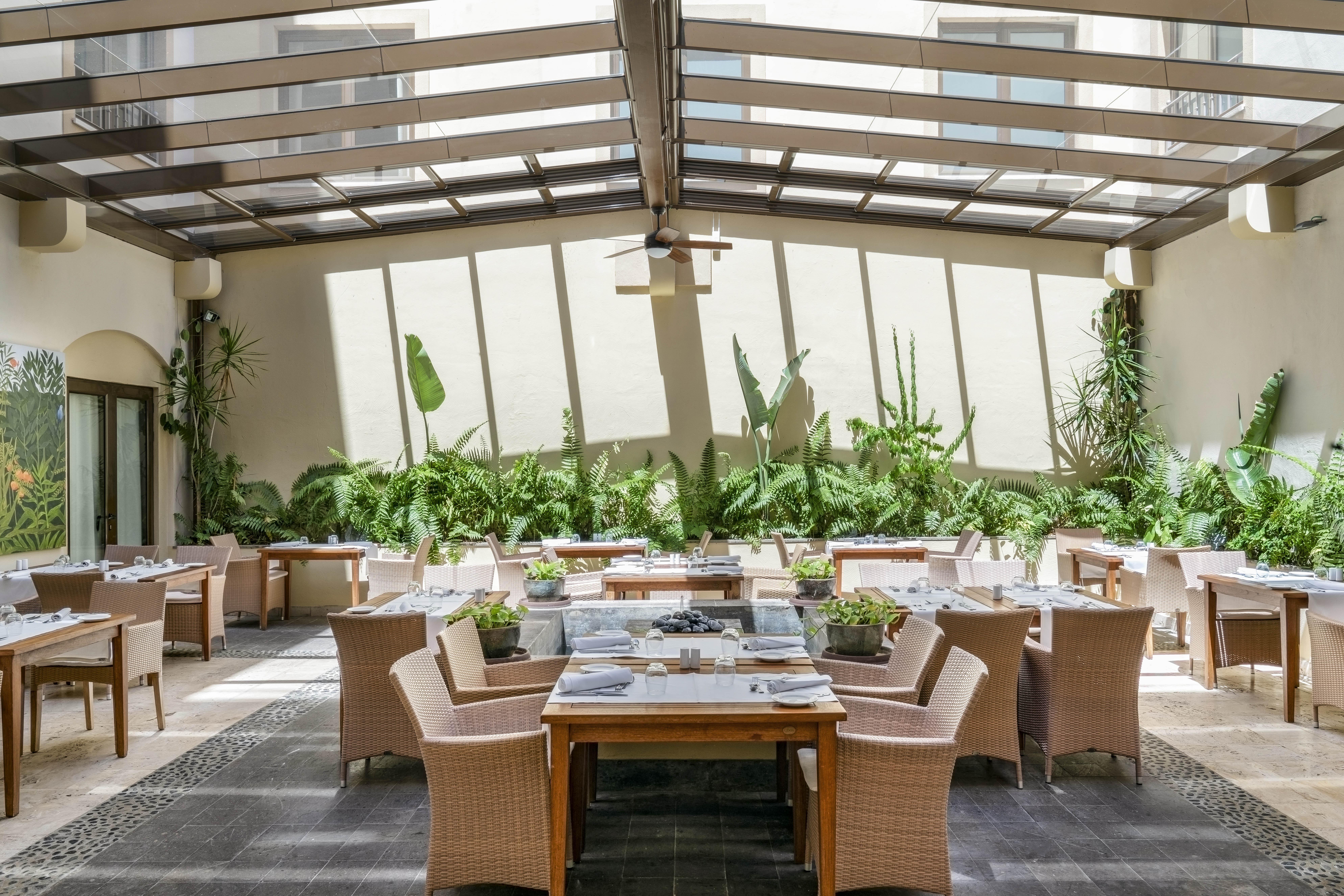 Отель Vincci Seleccion La Plantacion Del Sur Адехе Экстерьер фото The restaurant